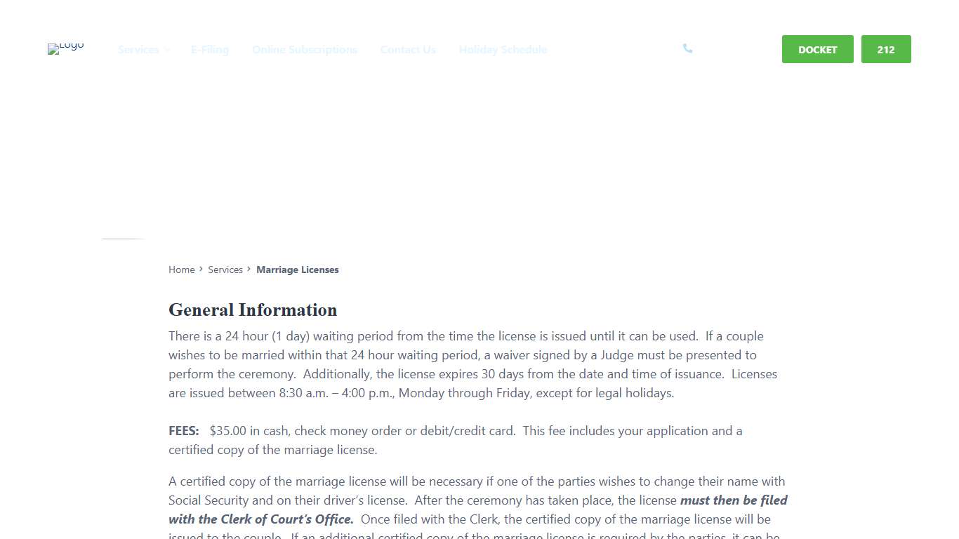 Marriage Licenses - Iberia Parish Clerk Of Court - 16th Judicial District Court of Louisiana